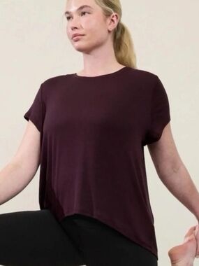 Athleta Plum Move With Ease Shirt 3X